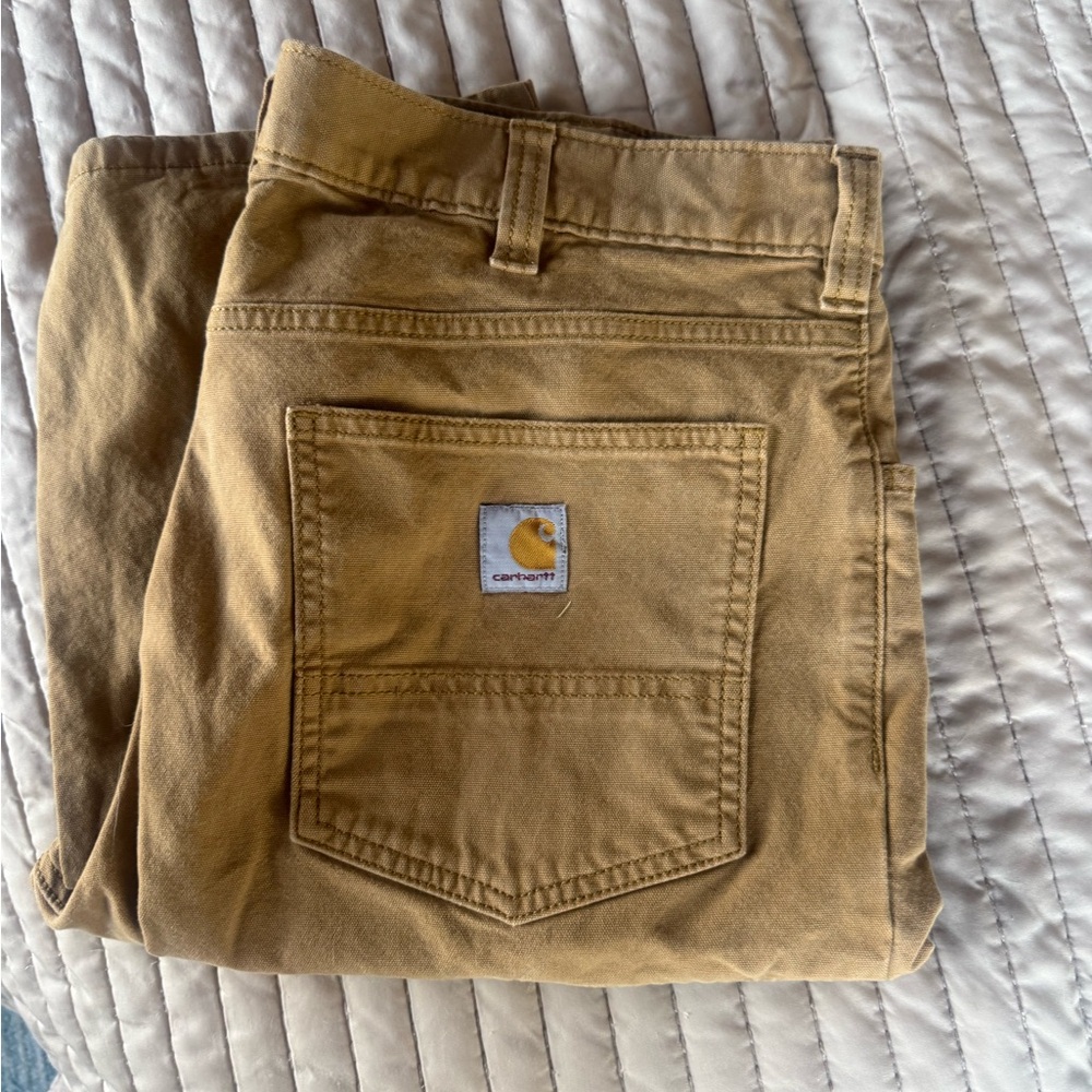 Carhartt Relaxed Fit Work Pants in Brown